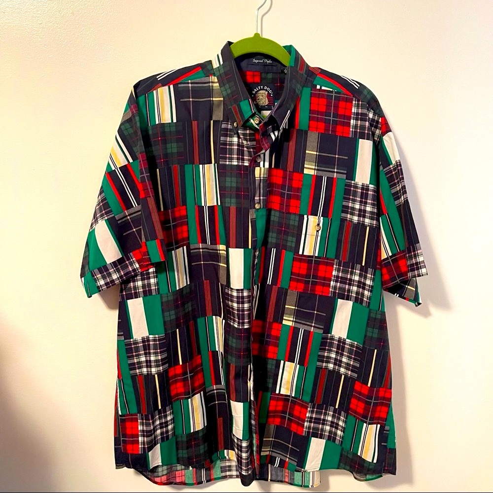 Salty Dog Men's Plaid Button Up Size XL